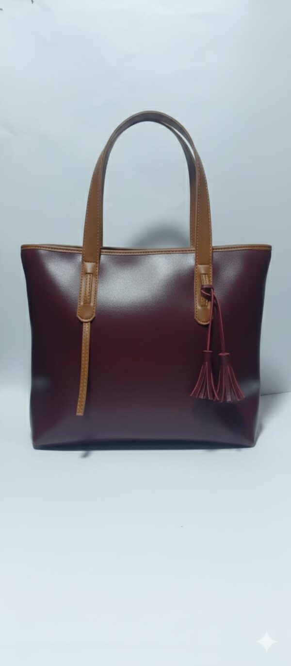 Horse brown over the shoulder tote bag