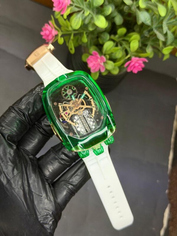 𝗝𝗮𝗰𝗼𝗯 & 𝗖𝗼. 𝗕𝘂𝗴𝗮𝘁𝘁𝗶 𝗖𝗵𝗶𝗿𝗼𝗻 𝗧𝗼𝘂𝗿𝗯𝗶𝗹𝗹𝗼𝗻 𝗪𝗵𝗶𝘁𝗲 & 𝗚𝗿𝗲𝗲𝗻 𝗦𝗮𝗽𝗽𝗵𝗶𝗿𝗲