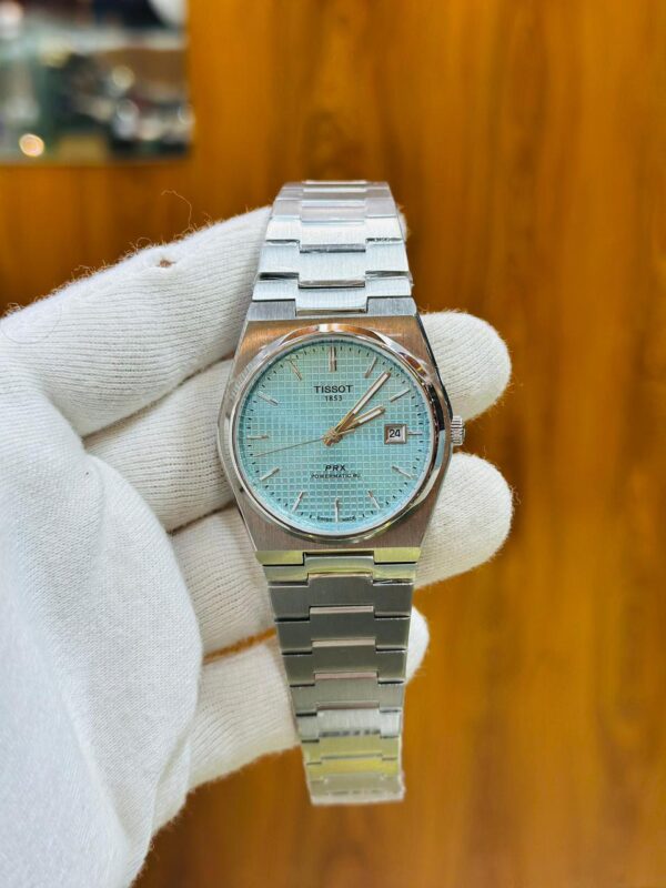 𝗧𝗶𝘀𝘀𝗼𝘁 𝗣𝗥𝗫 𝗣𝗼𝘄𝗲𝗿𝗺𝗮𝘁𝗶𝗰 𝟴𝟬 𝗔𝘂𝘁𝗼𝗺𝗮𝘁𝗶𝗰 – 𝗦𝗸𝘆 𝗕𝗹𝘂𝗲